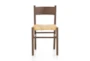 Mango Brown Woven Dining Chair - Front