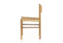 Mango Natural Woven Dining Chair - Side