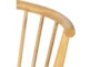 Bunsen Natural Curved Back Counter Stool - Detail
