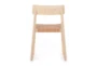 Allan Natural Woven Leather Dining Chair - Back
