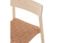 Allan Natural Woven Leather Dining Chair - Detail