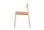 Allan Natural Woven Leather Dining Chair - Side