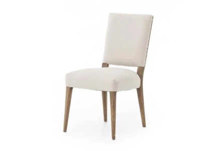 Caswell Dark Linen Armless Dining Chair