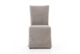 Grey Slip Cover Dining Chair - Front