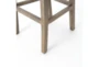 Grey Banana Leaf Counter Stool W/Cushion With Back - Detail