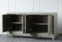 Grey Elm + Oversized Hardware 4 Door Sideboard - Detail
