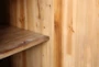 Reclaimed Pine + Iron Base 4 Door Sideboard - Detail