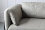 Microfiber Fold-Over Arm + Iron Frame Sofa - Detail