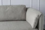 Microfiber Fold-Over Arm + Iron Frame Sofa - Detail