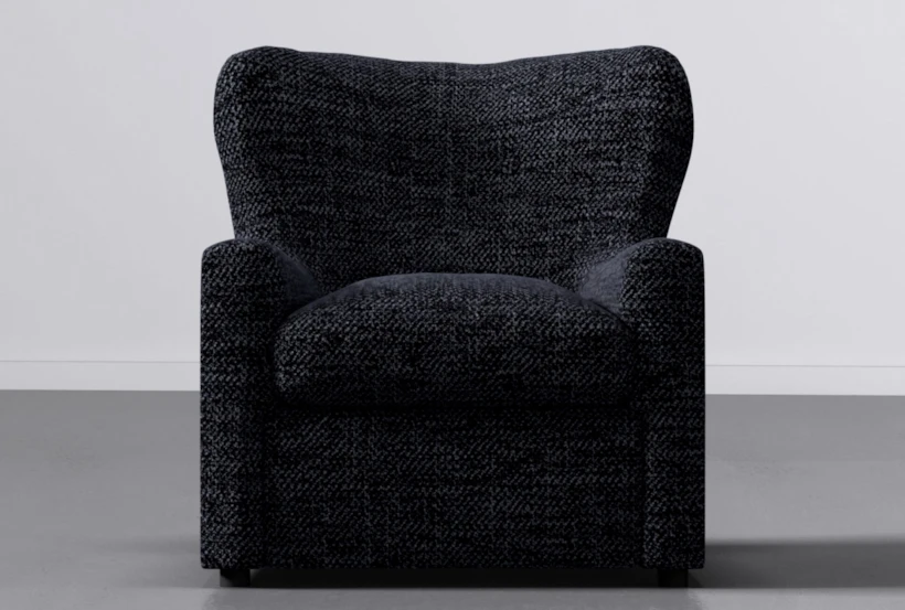 Jollette Slate Wingback Arm Chair - 360