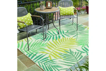 5'3"X7'6" Outdoor Rug-Campo Wintergreen By Drew And Jonathan For Living Spaces