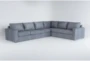 Araceli Graphite 3 Piece Modular Sectional With Left Arm Facing Sofa - Signature