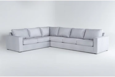 Araceli Dove 3 Piece Sectional With Right Arm Facing Sofa