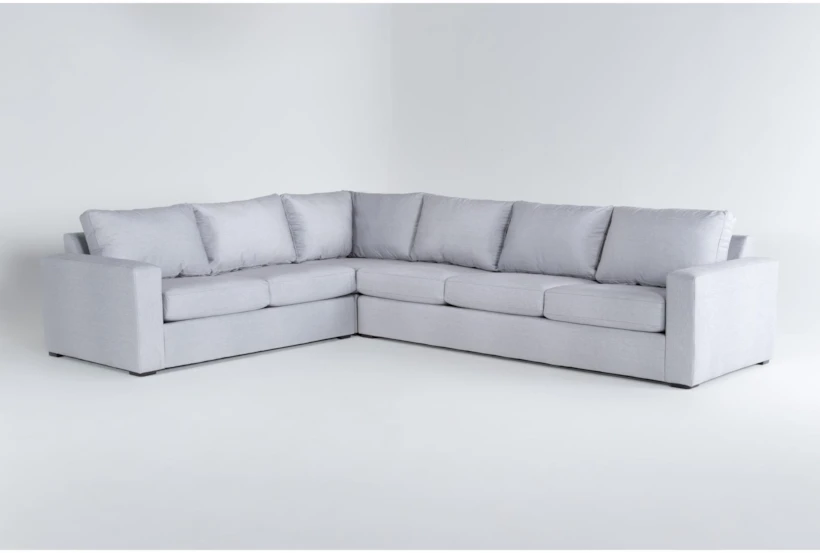 Araceli Dove 3 Piece Modular Sectional With Right Arm Facing Sofa - 360