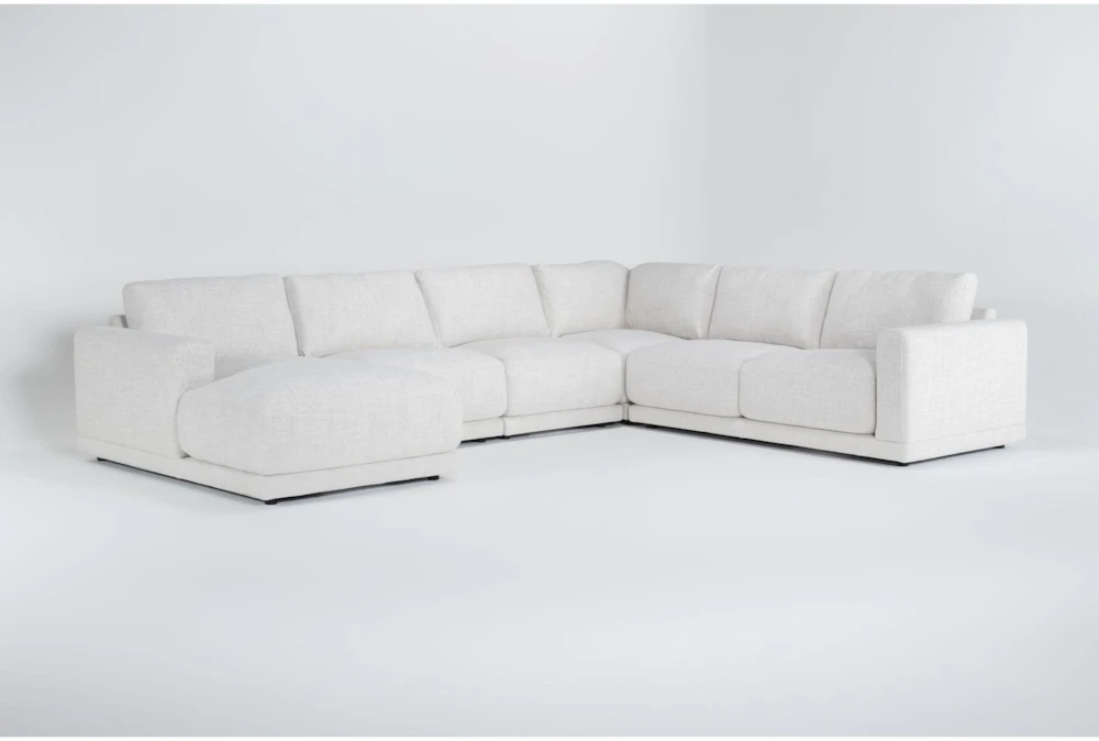 Dreanna 161" 5 Piece Sectional with Left Arm Facing Chaise