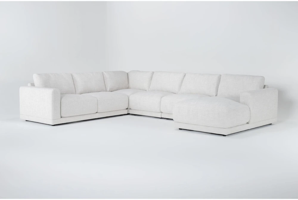 Dreanna 161" 5 Piece Sectional with Right Arm Facing Chaise