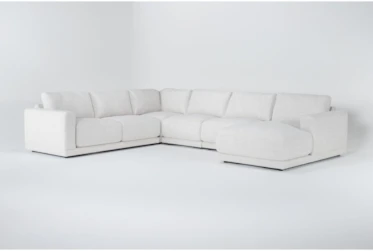 Dreanna 161" 5 Piece Sectional With Right Arm Facing Chaise