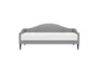 Twin Light Grey Camelback Upholstered Daybed - Signature