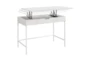Barstowe White Lift Top Sit To Stand Desk - Detail
