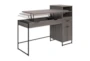 Shah 54" Lift-Top Adjustable Standing Desk With 1 Drawer + 4 Shelves - Detail
