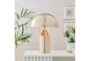 20 Inch Gold  2 Light Mushroom Dome Lamp With Pull Chain Switch - Room