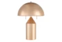 20 Inch Gold  2 Light Mushroom Dome Lamp With Pull Chain Switch - Signature