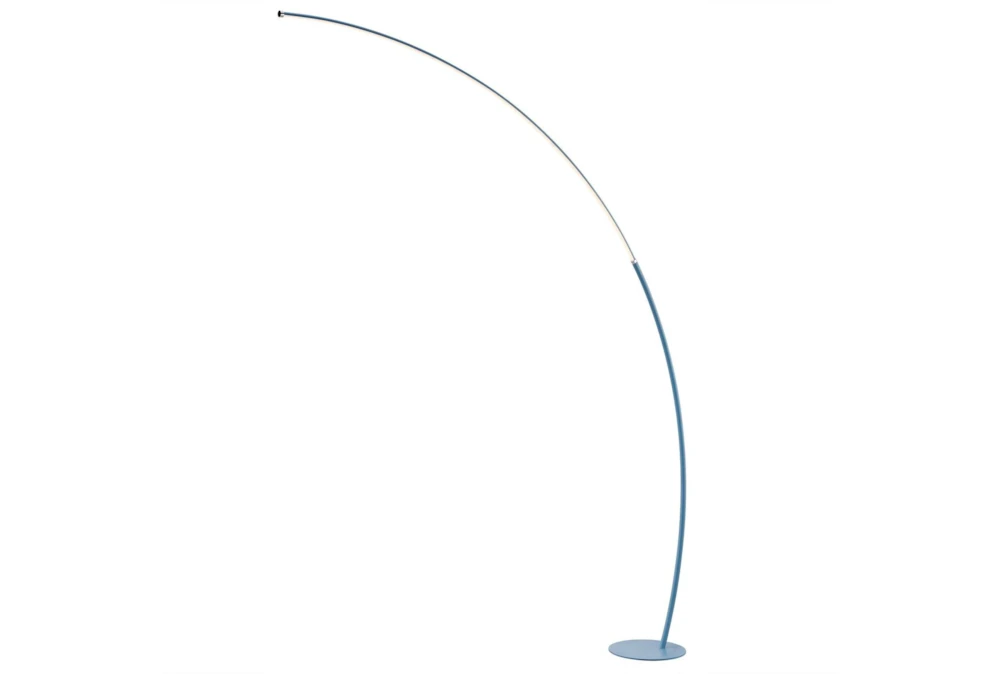 80 Inch Powder Blue Dimmable Led Arc Floor Lamp