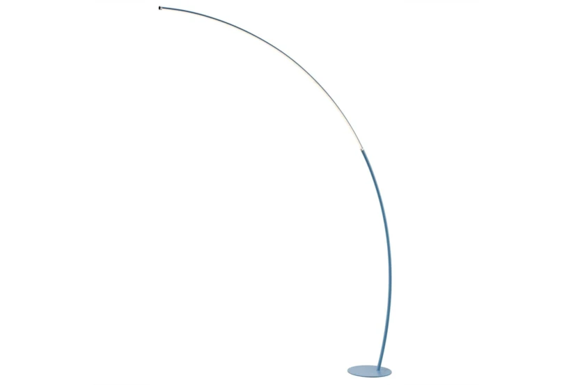 80 Inch Powder Blue Dimmable Led Arc Floor Lamp - 360