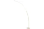80 Inch Powder Gold Dimmable Led Arc Floor Lamp - Signature