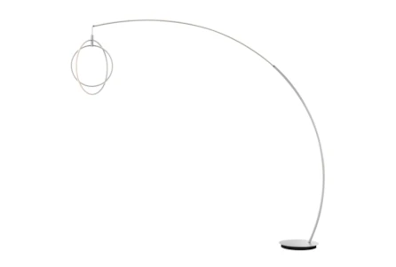 83 Inch Silver Arc + Dimmable Led Orb Floor Lamp - Main