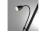 64 Inch Black Metal Floor Lamp With Gooseneck Task Reading Light With 3 Way Switch - Detail