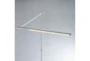 60 Inch Silver Dimmable Led Adjustable Blade Task Floor Lamp - Detail