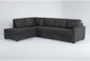 Mathers Slate 2 Piece Sectional With Left Arm Facing Corner Chaise & Right Arm Facing Sleeper Sofa - Signature