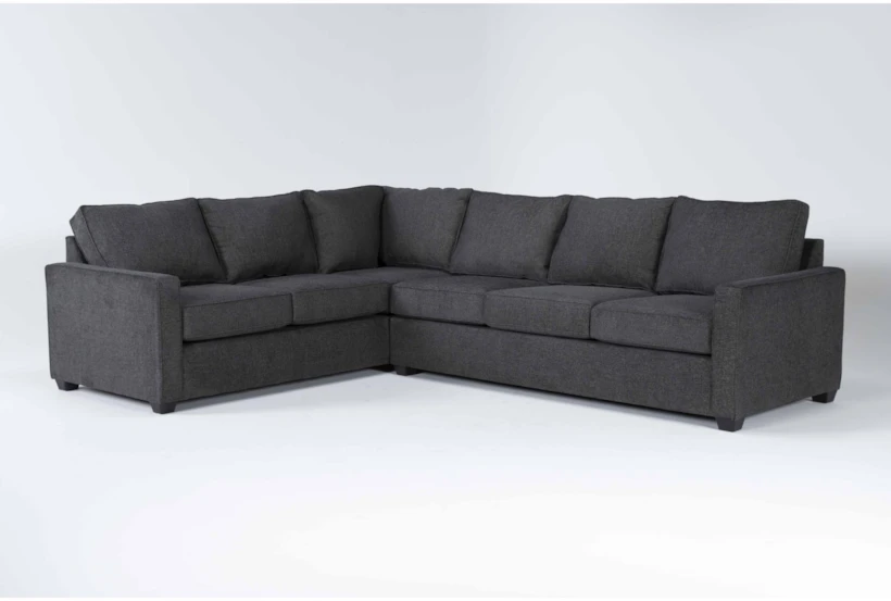 Mathers Slate 2 Piece Sectional With Right Arm Facing Sleeper Sofa - 360