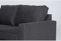Mathers Slate 125" 2 Piece Sectional with Left Arm Facing Queen Sleeper Sofa Chaise - Detail