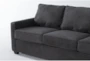 Mathers Slate 125" 2 Piece Sectional With Left Arm Facing Queen Sleeper Sofa Chaise & Storage Ottoman - Detail