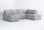 Mathers Oyster 125" 2 Piece Sectional with Left Arm Facing Sofa Chaise & Right Arm Facing Corner Chaise - Signature
