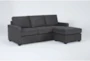 Mathers Slate 91" Sleeper Sofa W/ Reversible Chaise - Signature