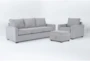 Mathers Oyster 3 Piece Sleeper Sofa/Chair/Ottoman Set - Signature