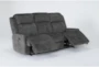 Zane 83" Power Reclining Sofa with Drop Down Console Table, Power Tilt Headrest & USB - Side