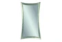 36X48 Silver Leaf Modern Hourglass Frame Rectangular Wall Mirror - Signature