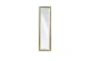 18X64 Silver + Gold Beveled Glass Laurel Wreath Rectangular Wall Mirror - Signature