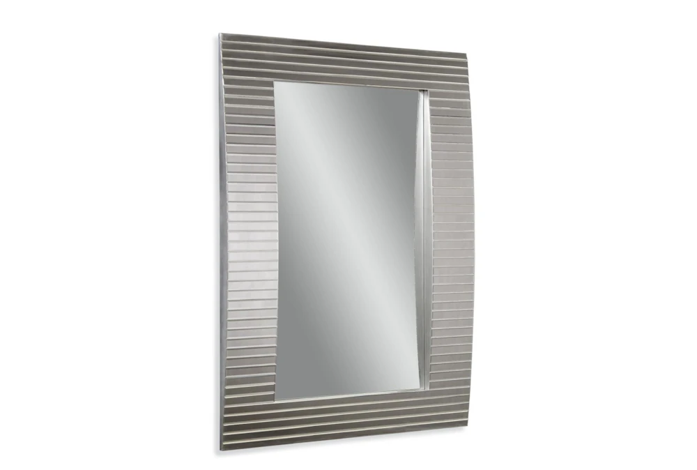 38X52 Beveled Mirror Strip Overlay Rectangular Wall Mirror