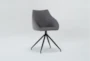 Imogen Charcoal Office Chair - Side