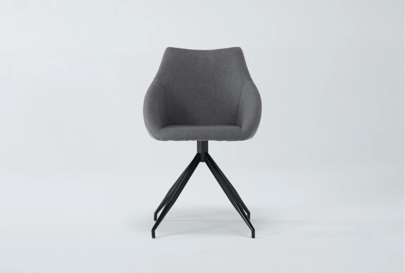 Imogen Charcoal Office Chair - 360
