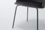 Davy Grey Velvet Chair - Detail