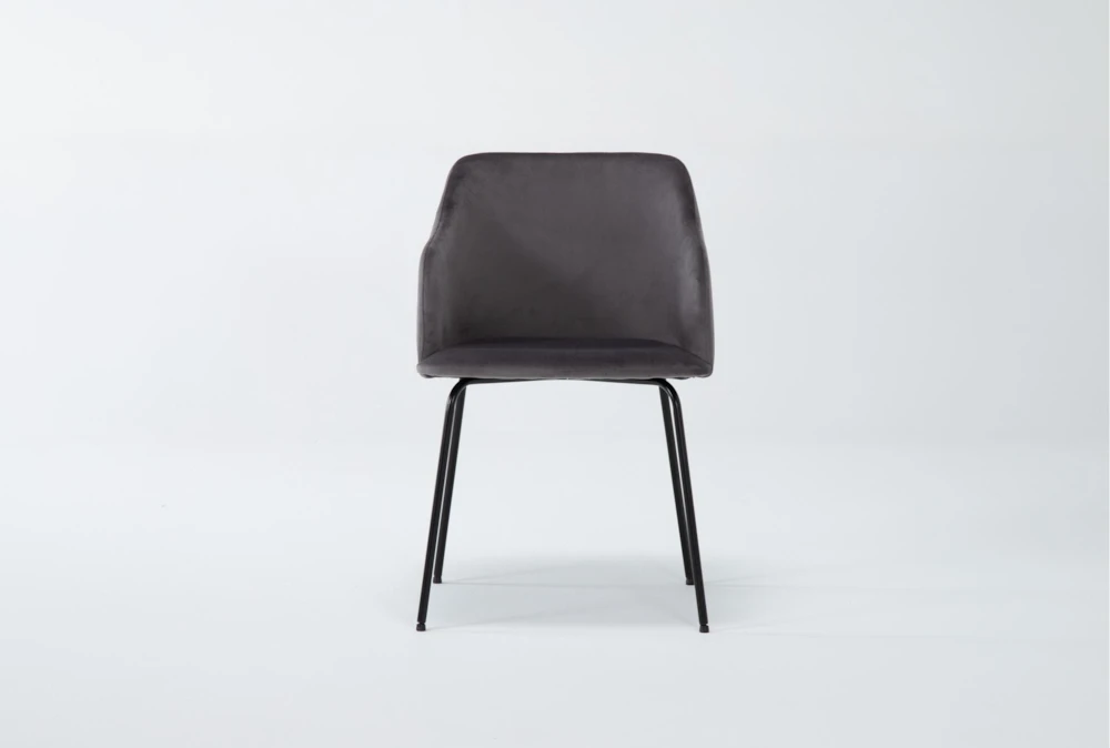 Davy Grey Velvet Chair