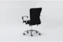 Decius Black Rolling Office Chair - Side
