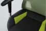 Cicero Green Mesh Rolling Office Gaming Desk Chair - Detail