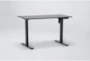 Prospero Black Sit-Stand Adjustable Desk - Side